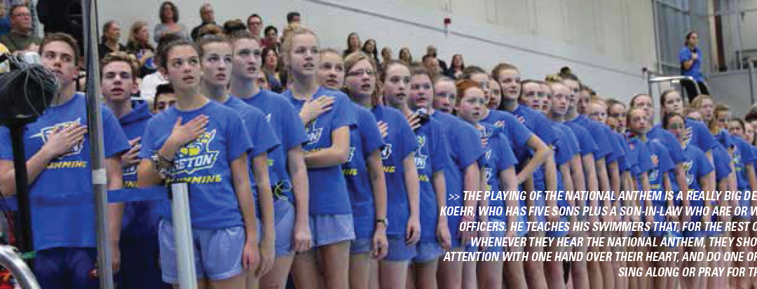 Why and How Seton Swimming Respects our National Anthem and Colors