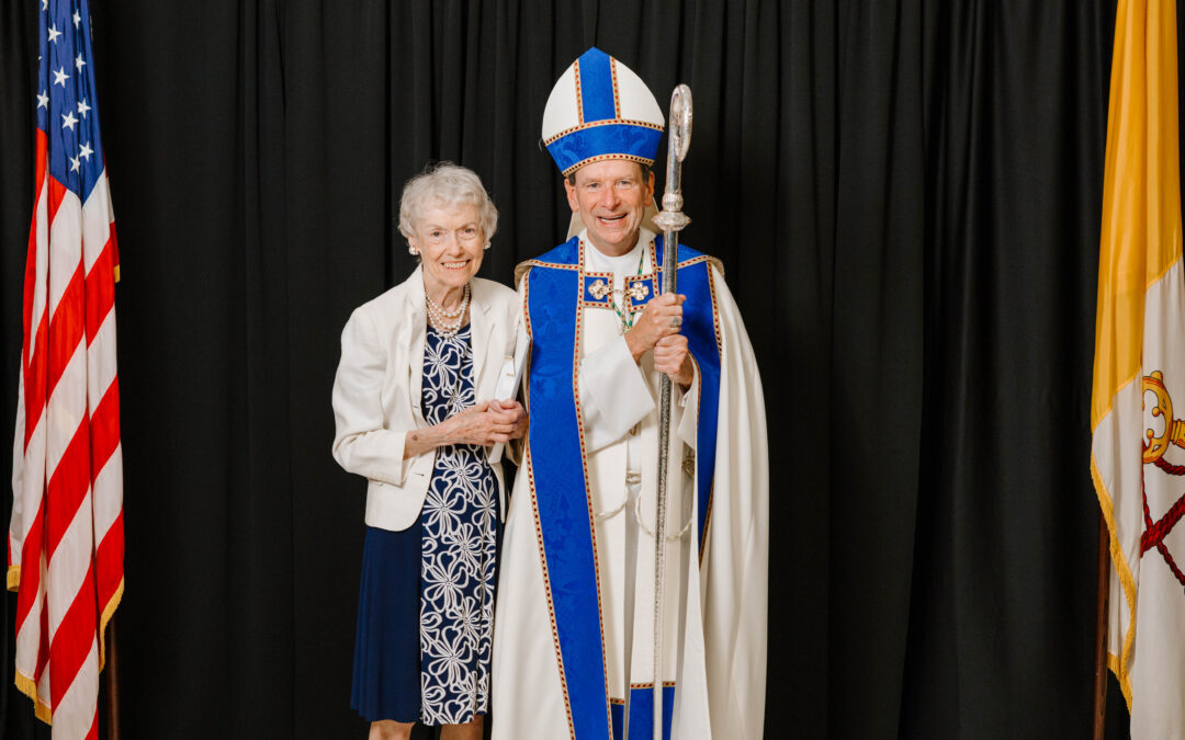 Mrs. Anne Carroll Receives the Benemerenti Medal from Pope Leo XIV